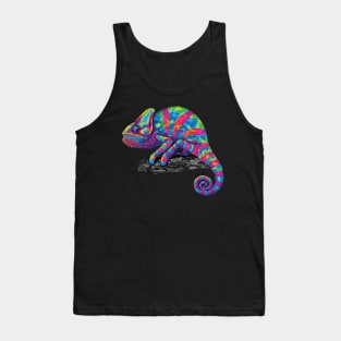 Rainbow Chameleon Tank Top